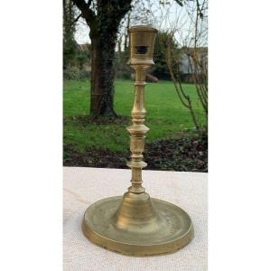 29,5cm High, Very Large Flanders Bronze Candlestick Late 15th Century