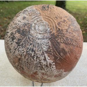 Archeologia, 2nd-1st Cty Bc/roman Period,intact Terracotta Megarian Cup