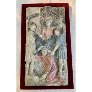 15th Cty Altarpiece Panel, The Carrying Of The Cross