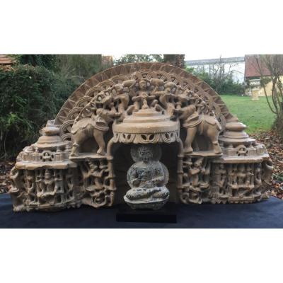 India Xth XIth, Jaïn Pink/yellow Sandstone/marble Arch