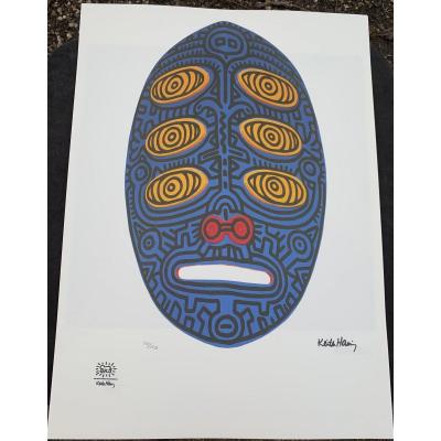 2. Keith Häring (1958-1990) S / Vellum, Justified Screenprints; Dry Stamp Drawings From His Foundation