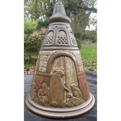 Orientalist Design Ceramic Vase,  Mougin Bros Nancy & A Legrand