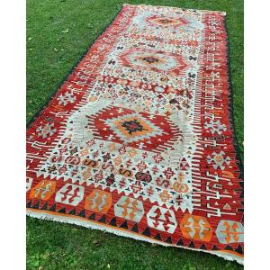 Workshop Kilim From Anatolye, Late XIXth 415 * 185cm