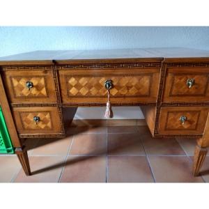 Louis XVI Marquetry Dressing Table