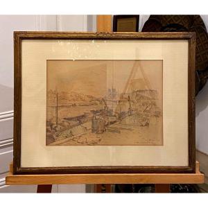 Quai Henri Iv,  Paris, Jules Merle, 1919