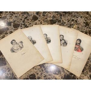 Empire Characters, Engravings, 19th Century