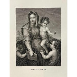 Holy Family, Andrea Del Sarto, Etching