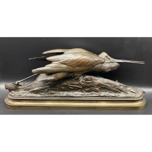 Bronze By Cain XIXth A Woodcock…