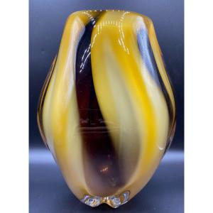 3 Layers Blown Crystal Vase