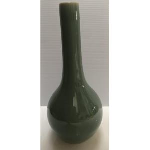 Japanese Celadon Porcelain Vase Circa 1900