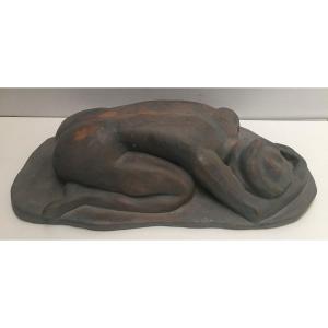 Patinated Terracotta By Mireille Around 1980