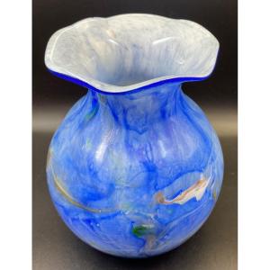 Biot Multi Layered Crystal Vase 1950/60