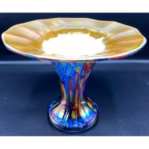 Tulip Vase In Multi-layer Glass Circa 1960/70