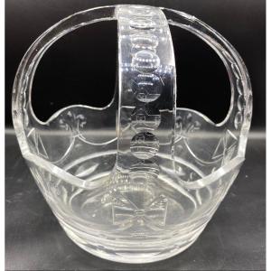 Large Crown In Cut Crystal Saint Louis 19th