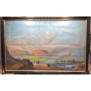 Neapolitan Gouache From The Early 19th Century