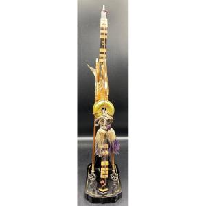 Decoration Attribute Of Warrior In Lacquered Wood And Various From Japan Circa 1920