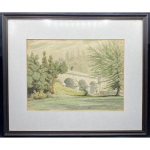 Watercolor By D. Noël From The 1920s (4 Of 4)