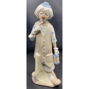 Clown Porcelain Subject By Casades Spain Circa 1950/60