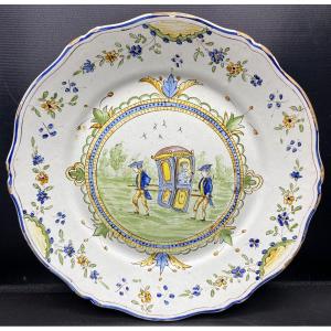 Decorative Plate From Never Early 19th Century Monogram… 