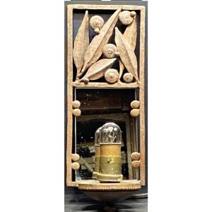 Small Wrought Iron Lamp 1925 By Robj