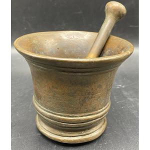 Pillon And Its Mortar In 18th Century French Bronze