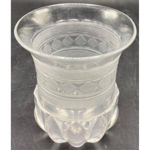 Crystal Goblet From Le Creusot Late 18th Century