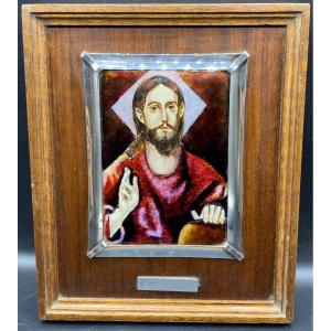 Enamels On Brass From The Year 1967 By Logroño Sepbre Spain 