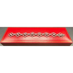 1930s European Sterling Silver Curb Bracelet