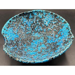 Glazed Terracotta Cup By Fat Lava In Vallauris From The 1960s