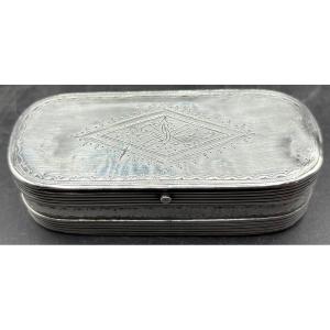 Early 19th Century French Solid Silver Snuff Box 