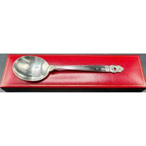 Small Sterling Silver Serving Spoon By George Jensen 1920s/30s