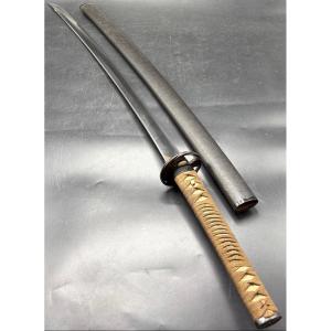 Japanese Katana Yamato Daija Epoque Edo (1603-1868) Signed (mei): Yamato Daijo 18th Cen