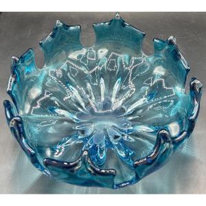 Saint Louis Hot-worked Blown Crystal Cup Circa 1900