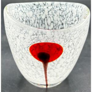 Small 1970s/80s European Multi-layer Vase 