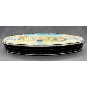 Carved, Lacquered And Enamelled Wooden Box, Russia Circa 1930/40 By Ghexiruôn