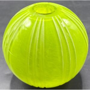 1930s French Multi-layered Glass Ball Vase