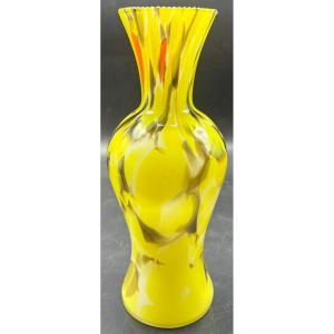 1920s Multi-layered Glass Vase, Pantin