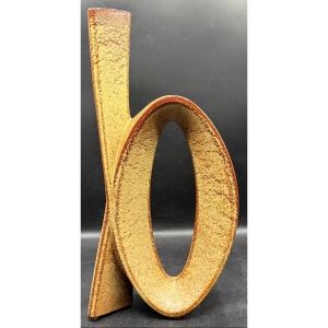 1960s/70s Glazed Ceramic Vase By Bertoncello - Italy 