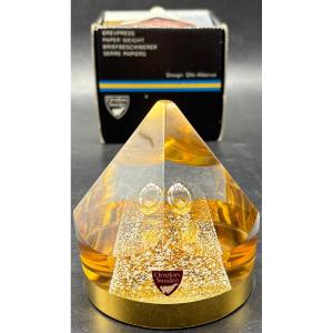 Late 1970s Paperweight Ball By Olle Alberius - Orrefors - Sweden 