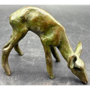 Patinated Bronze Figure From The 1900s/20s By Gent