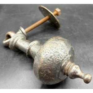 1860s/70s Cast Iron Door Knocker, Southwestern 