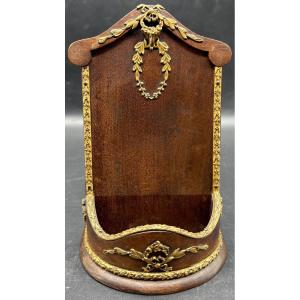 Mahogany And Gilt Bronze Watch Stand From The 1900s, French 