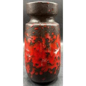 German Glazed Ceramic Vase From The 1960s/70s 