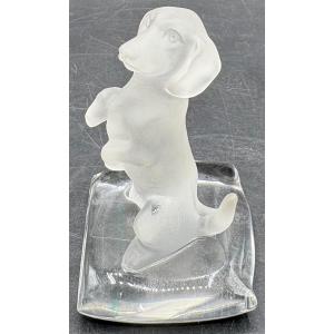 Blown And Molded Crystal Subject By Goebel From The 1960s/70s, Germany 