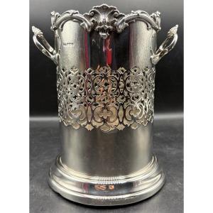 Solid Silver Bottle Bucket From The 1940s By James Dixon In Sheffield 