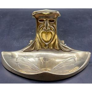 Polished Bronze Paper Clip From The 1900s, French