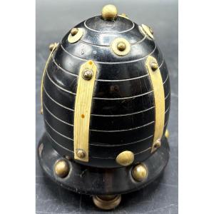 Late Nineteenth Century Ebony Bone Brass Pyrogen From The United Kingdom
