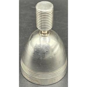 Silver-plated Bell From Christofle By Luc Lanel 1930/40s