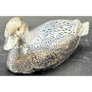 Christofle Openwork Silver-plated Subject From The 1980s