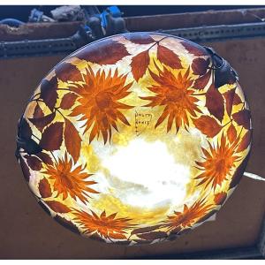 Pendant Light - Daum & Louis Majorelle — Dahlias